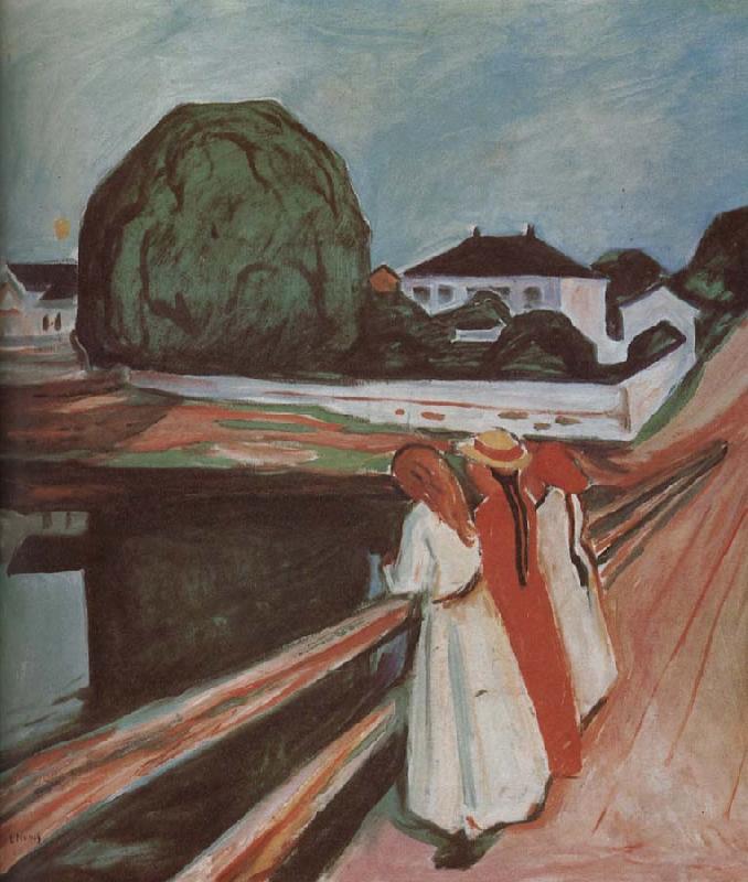 Edvard Munch The Children on the bridge